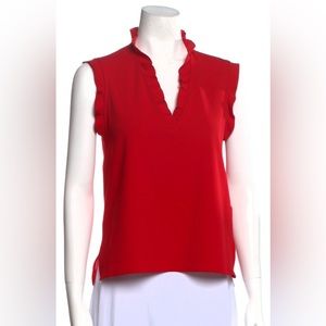 Maje red top. Fabulous condition.
